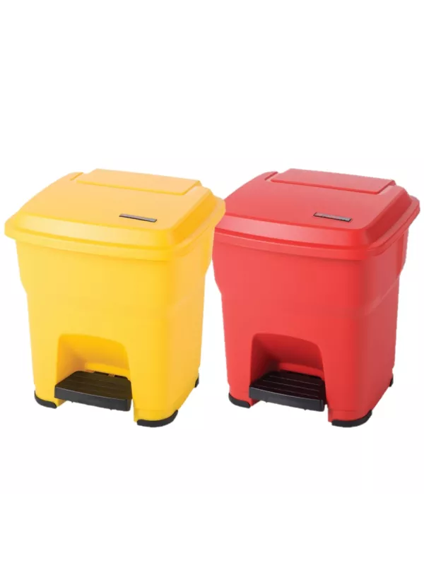 GPC Soft Closing Plastic Pedal Bins - 35 Litre